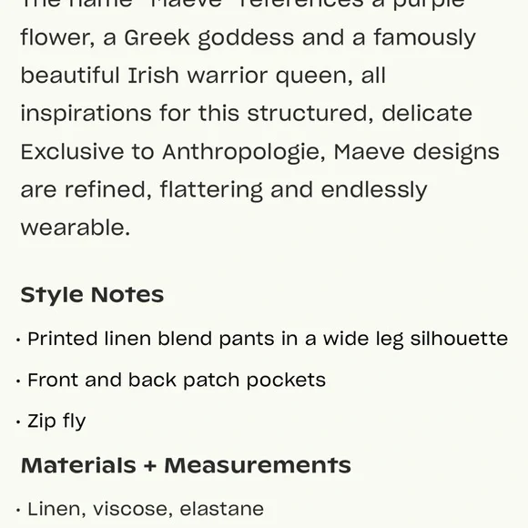 Maeve Blue Floral Cropped Pants - Picture 11 of 11